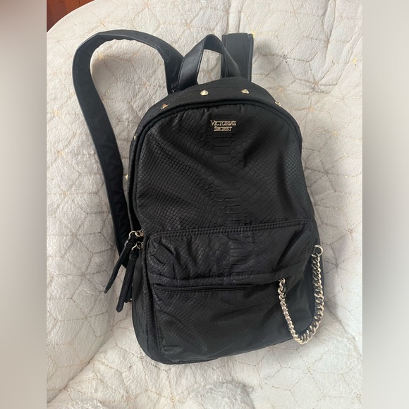 Victoria’s Secret backpack with gold hardware main image 4